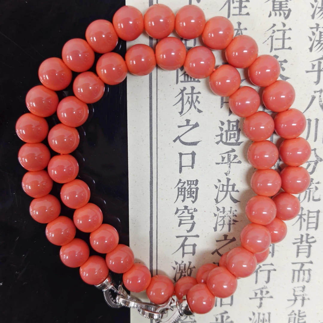 51号10mm莫色圆珠项链