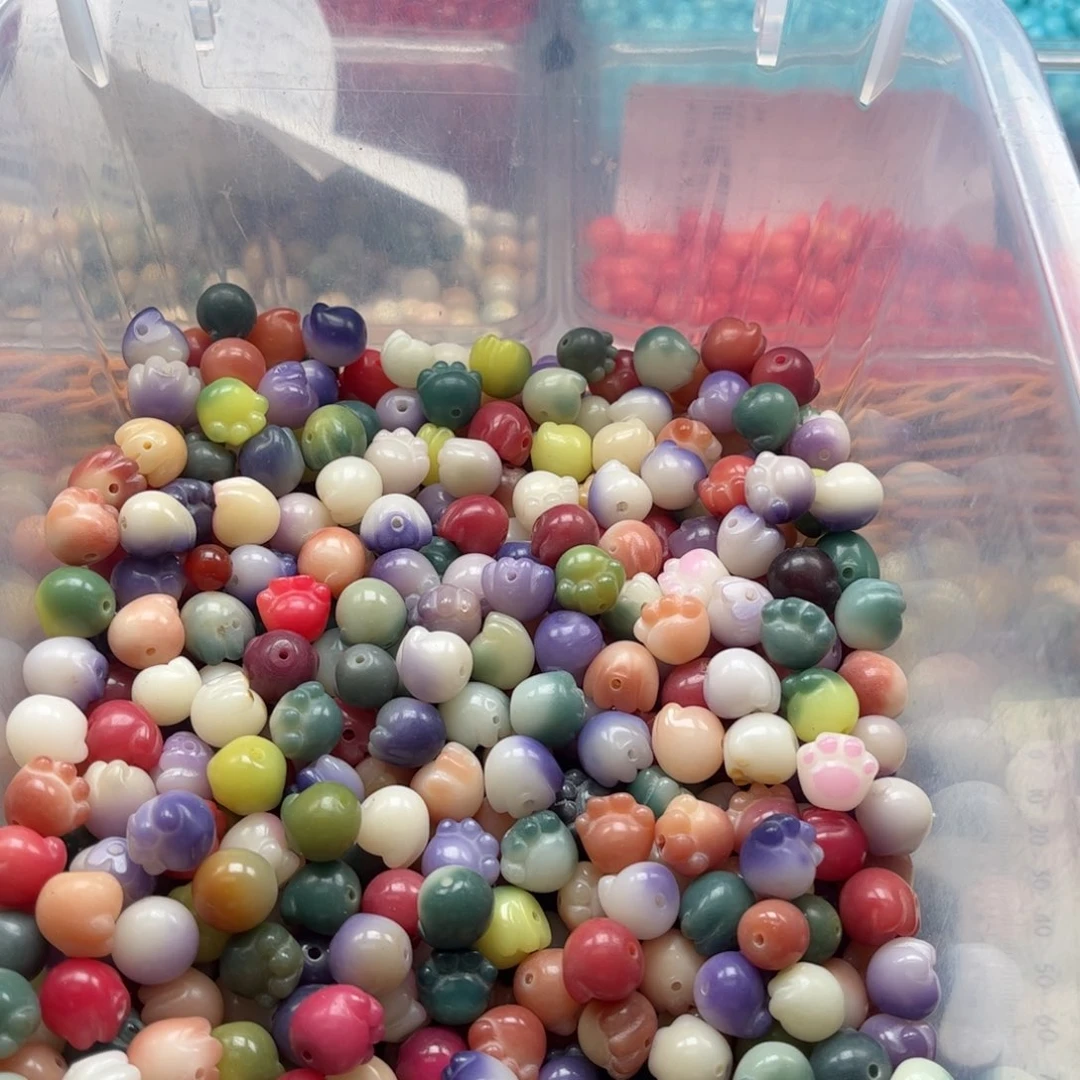 【闪购商品】白玉菩提吊坠z12/40+6颗微瑕猫爪