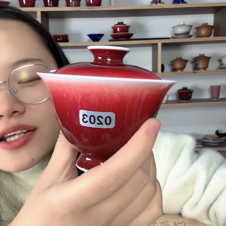 瓷片景德镇郎红陶瓷