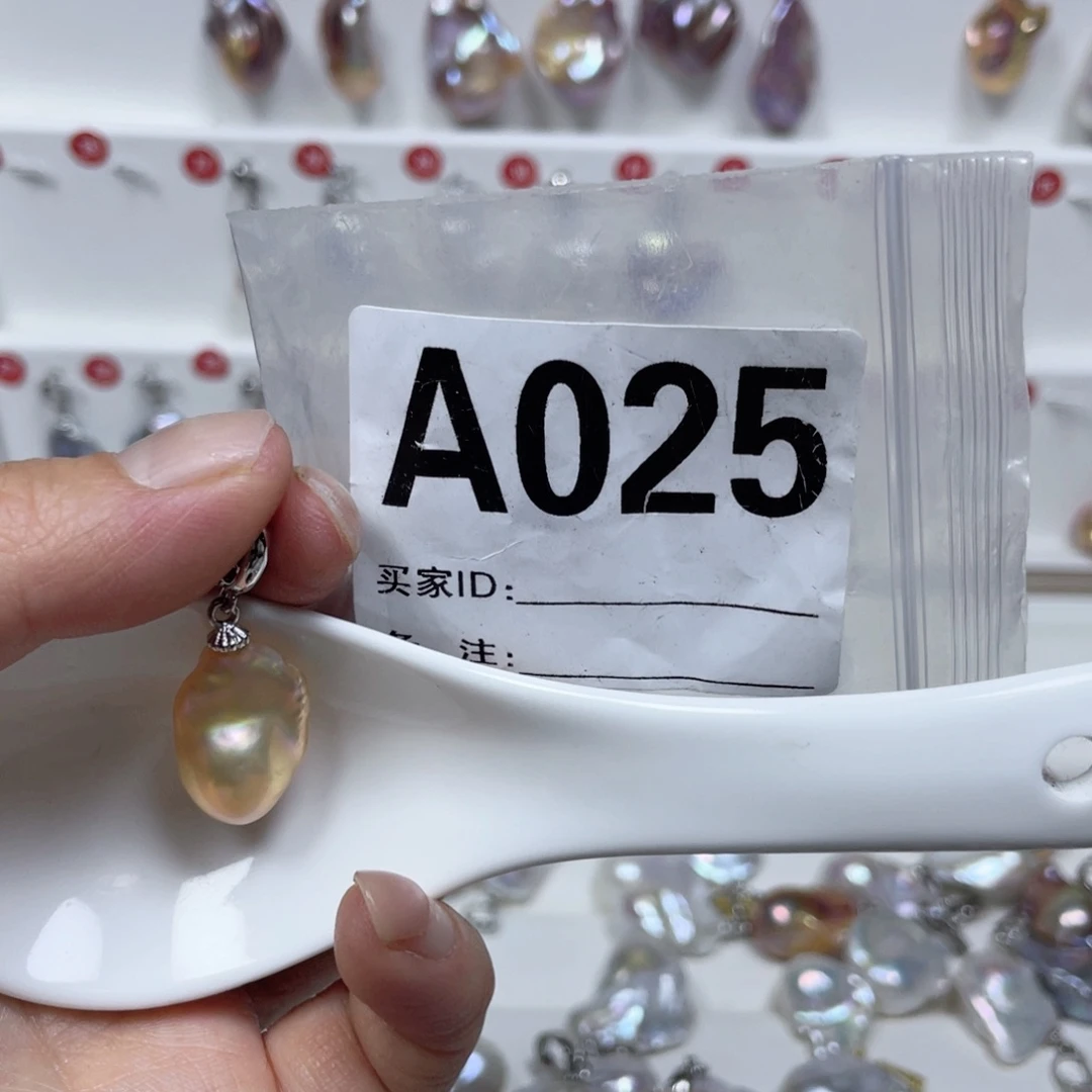 淡水珍珠巴洛克银S925镶嵌