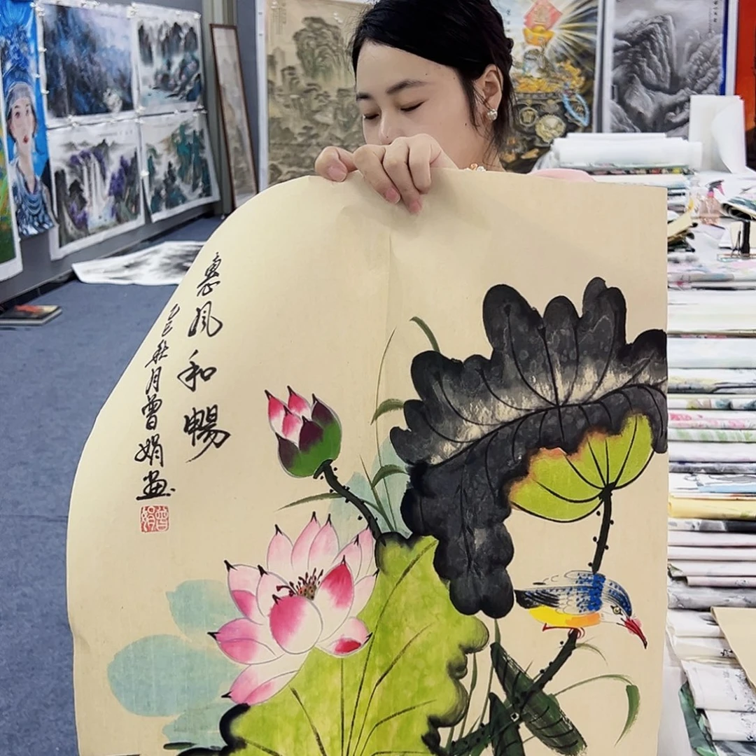 国画事事顺心如意万事如意