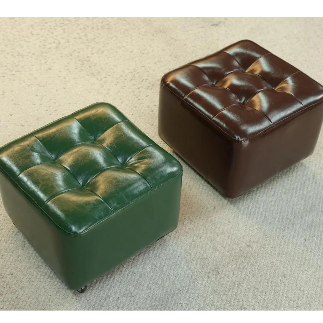 方形简约溜溜凳家用矮凳客厅沙发脚踏茶几板凳创意摆件门口换鞋