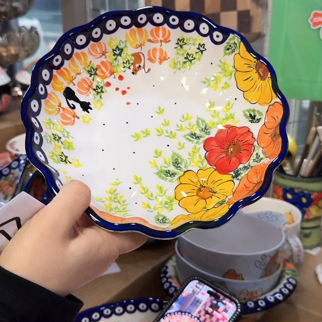 南瓜猫8英寸深盘一只看图