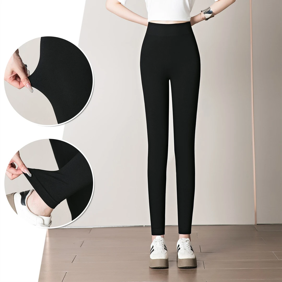 莫代尔棉中老年妈妈打底裤外穿高腰超大弹力春秋夏款中厚高弹