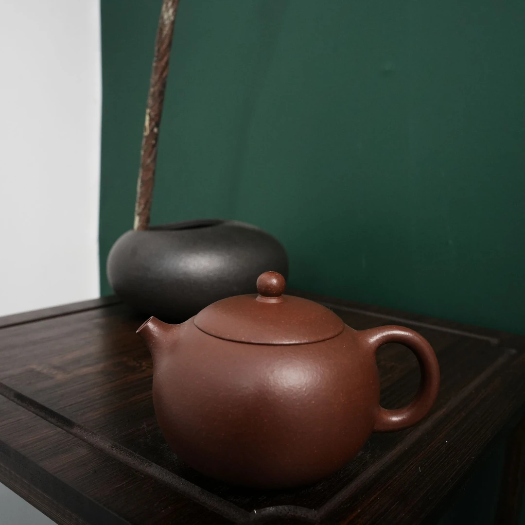 西施壶  老紫泥 全手工 圆壁紫砂精品高端壶