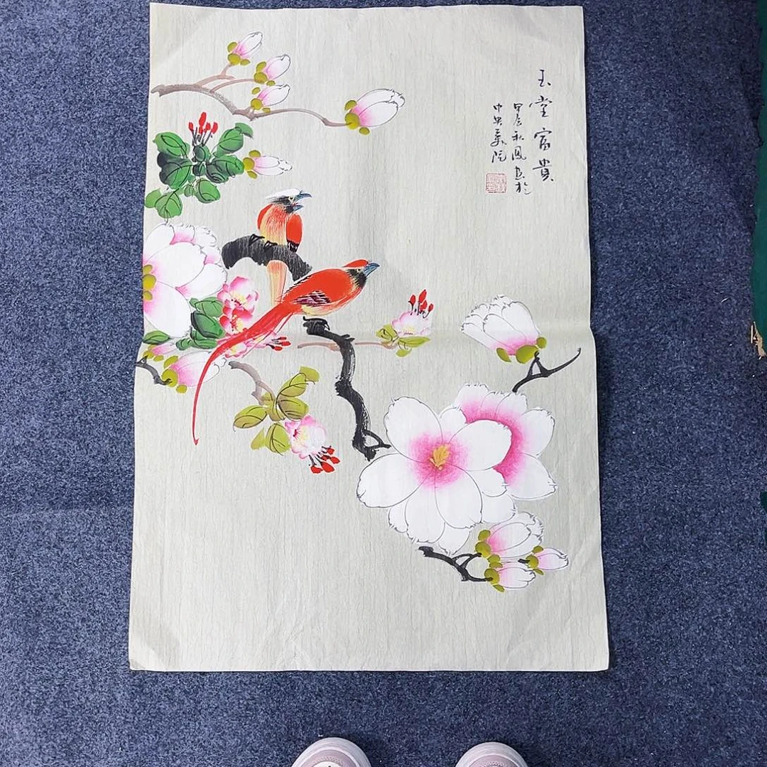 国画手绘国画大捡漏！