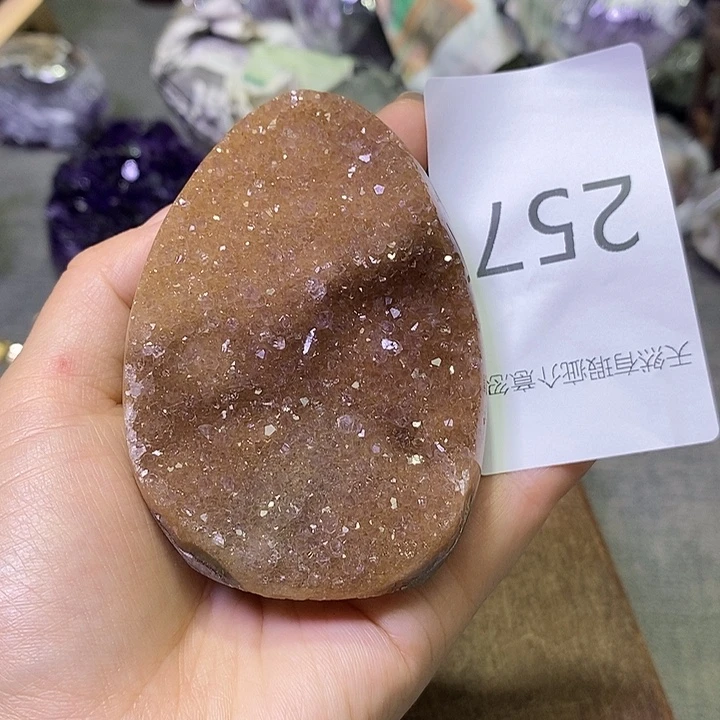 珠宝半成品紫晶未镶嵌