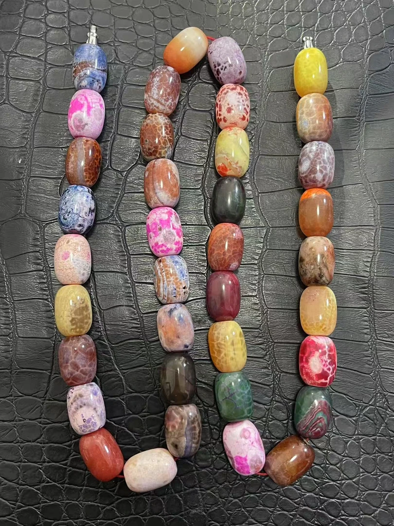 福玺甄选多色穿心骨项链4313