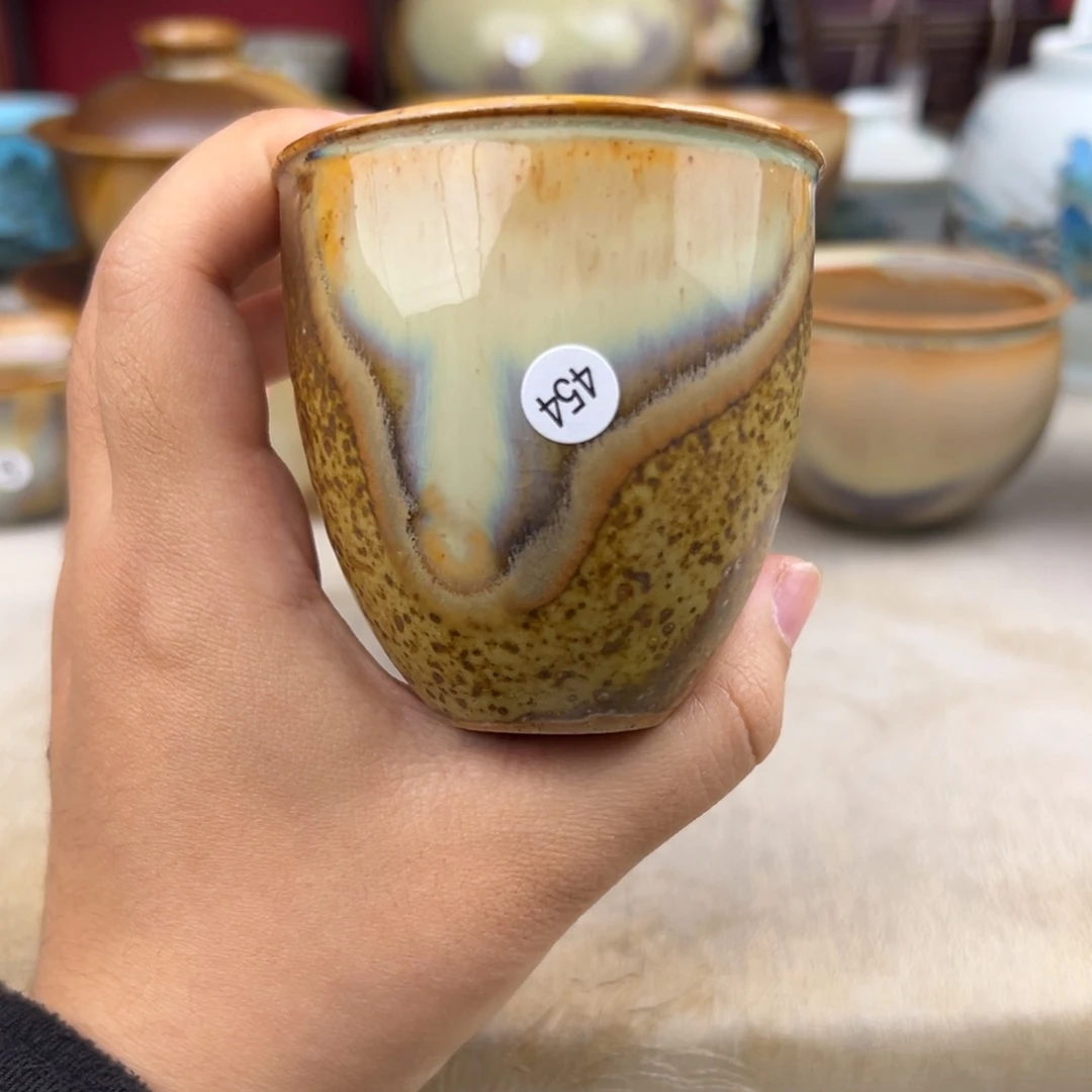 杯纯手工柴烧主人杯