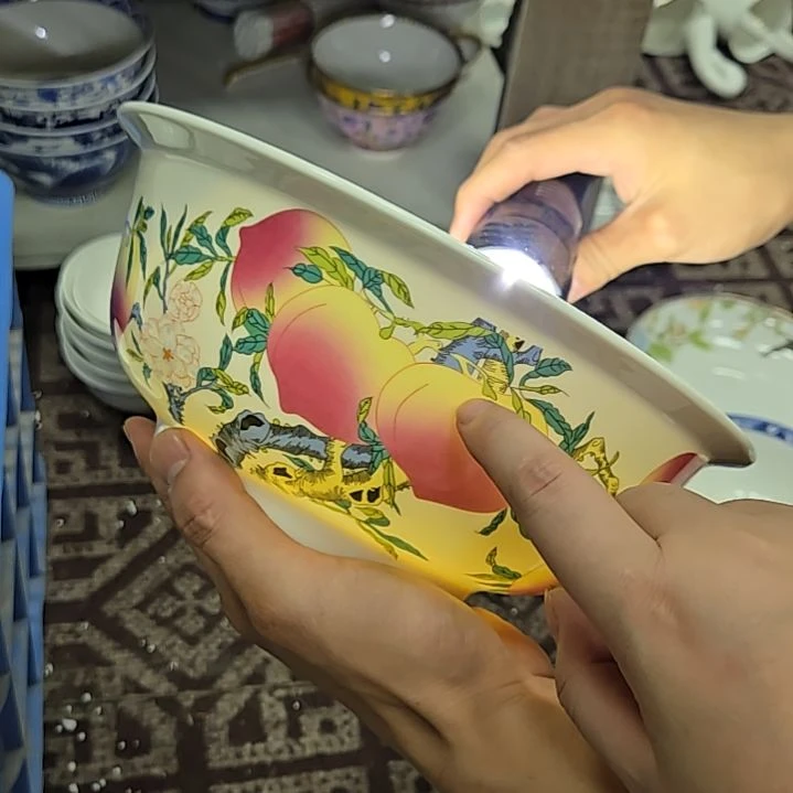 瓷片微瑕9寸1个大汤碗666666