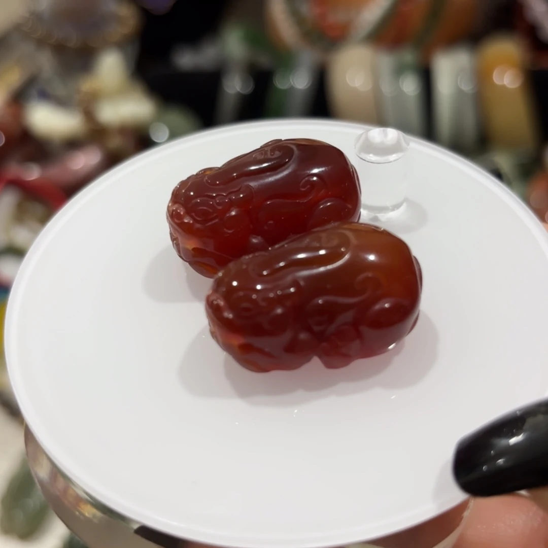 玛瑙/玉髓合金颈饰6814