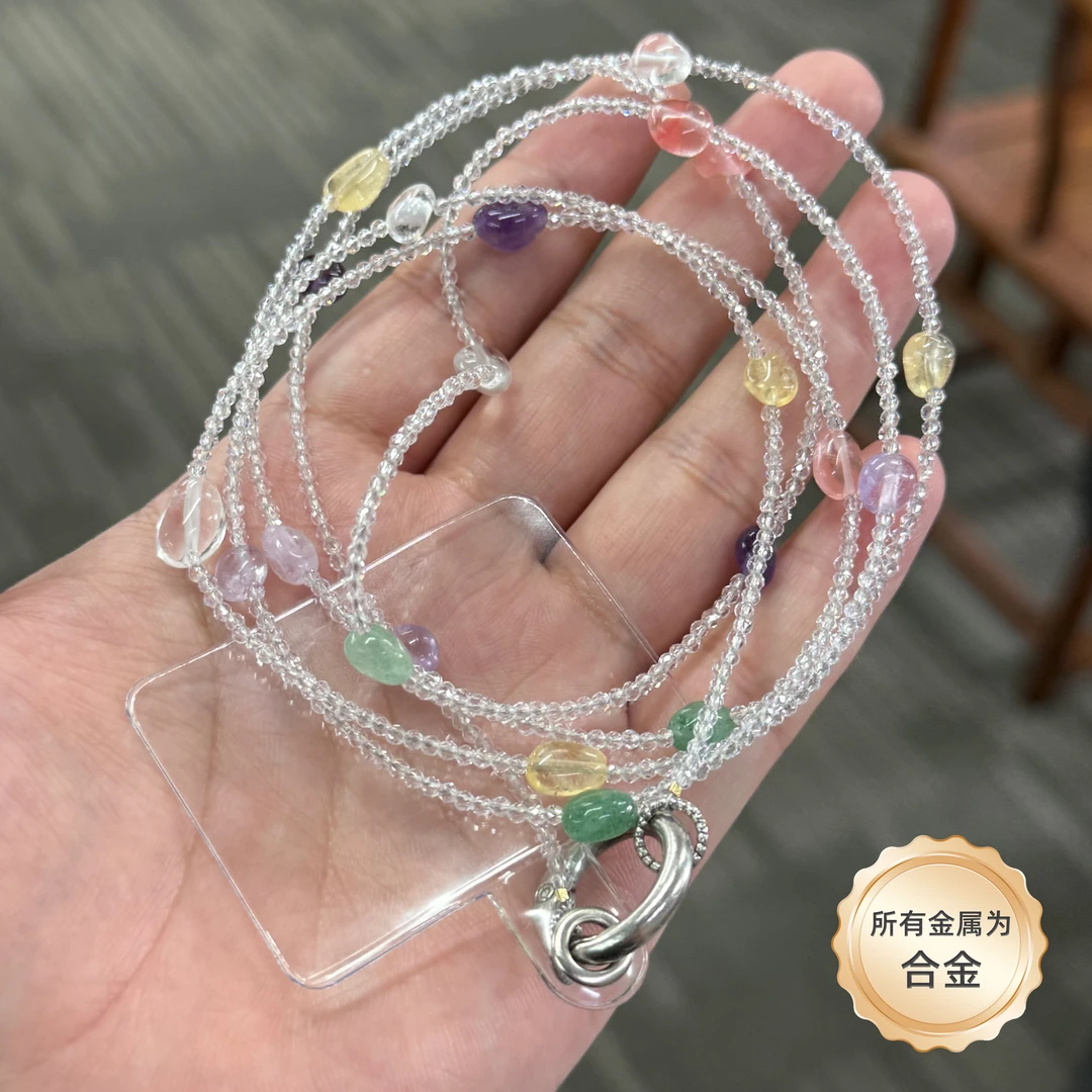 【举石臻品】TH0611-693-258水晶合金挂件（一件/多样性发/约2mm）u