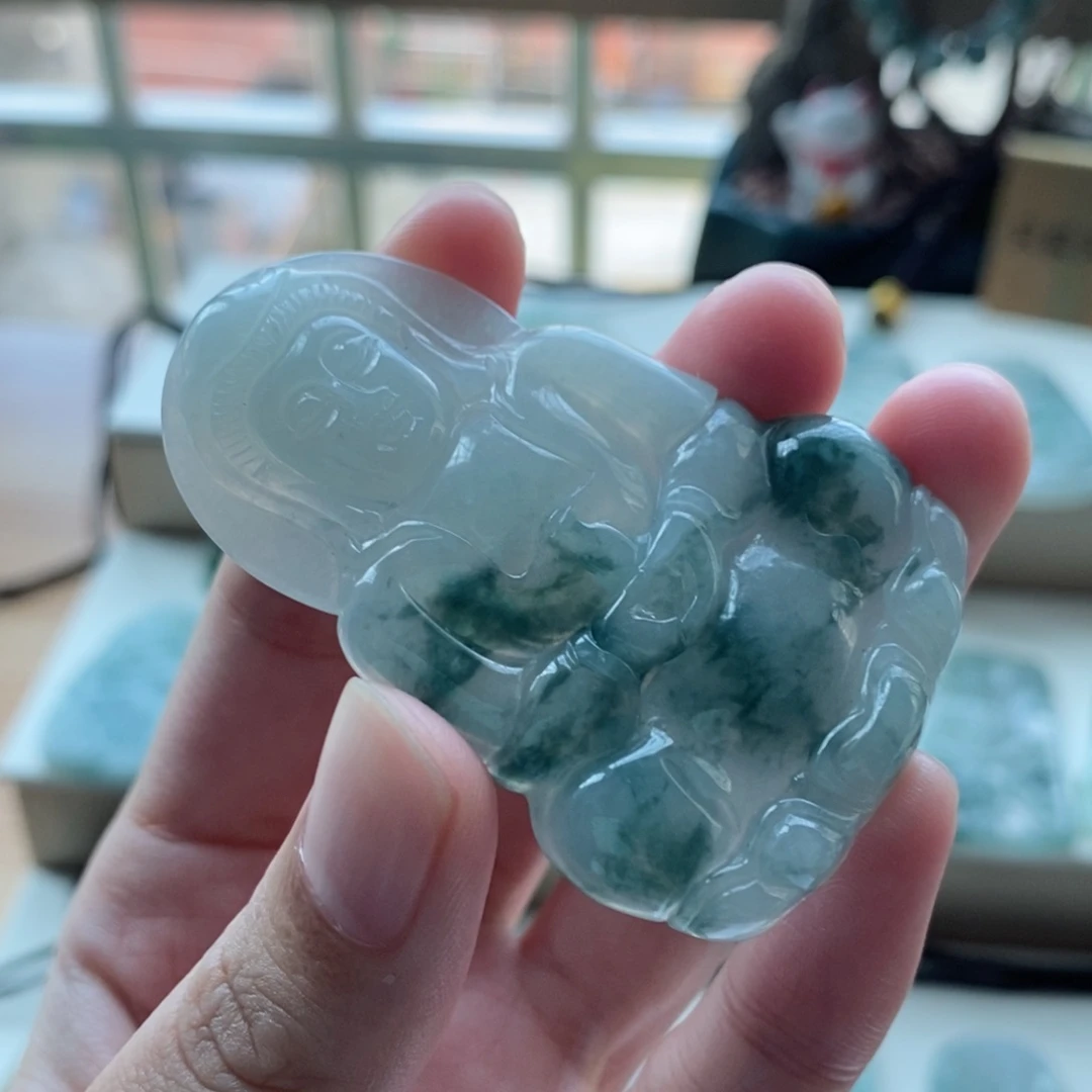【闪购商品】颈饰未镶嵌翡翠天然缅甸A货翡翠