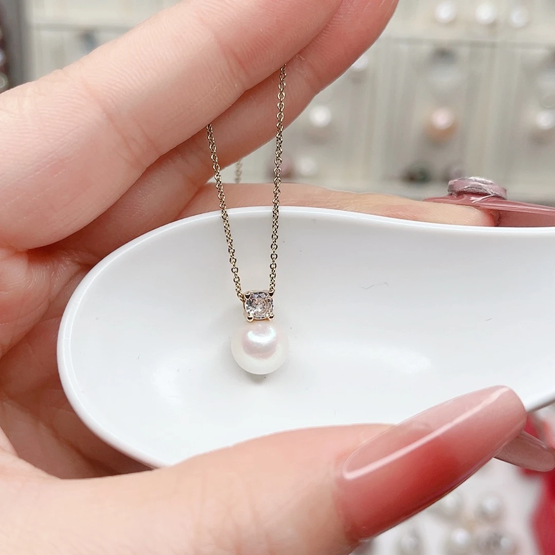 淡水珍珠合金吊坠(赠链)