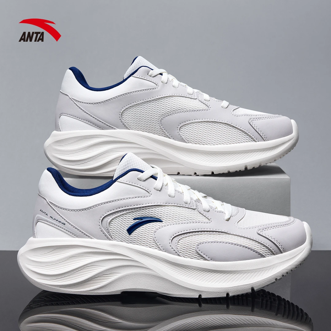 安踏男鞋运动鞋男士冬季新款2025爆款官方正品网面透气减震跑步鞋