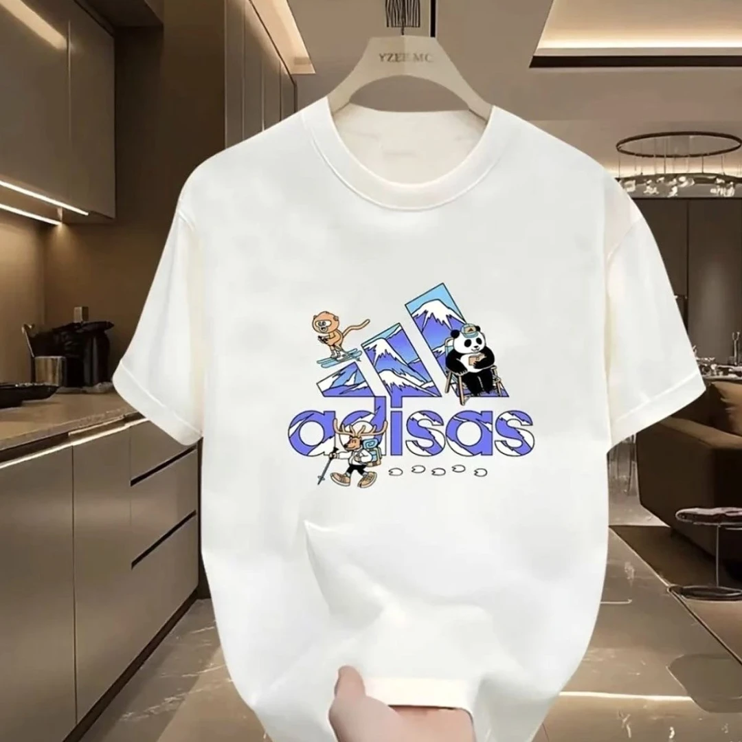 【一折粉丝福利】夏季男女同款百搭潮牌短袖T恤