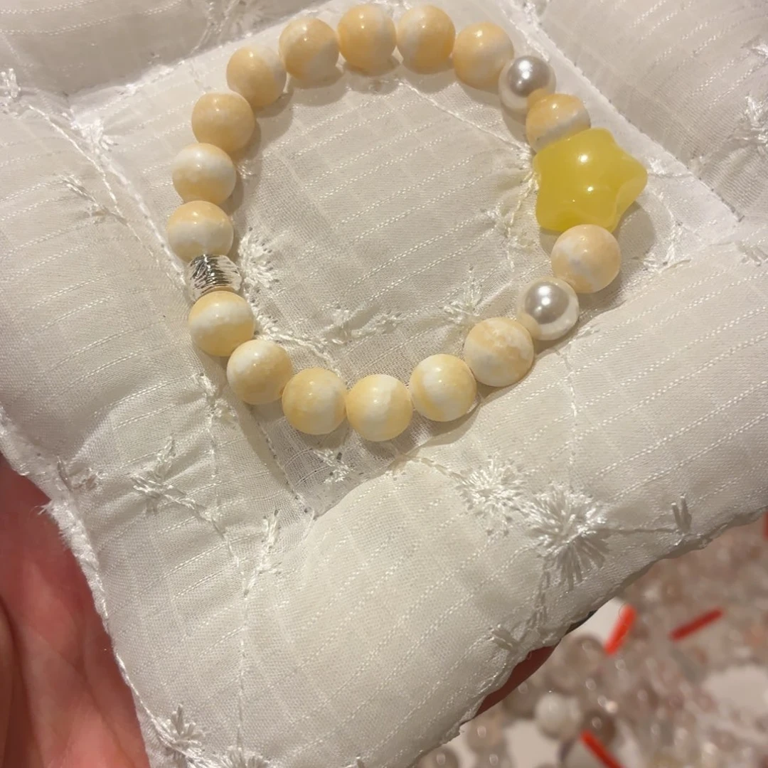 烟晶银S925镶嵌手链