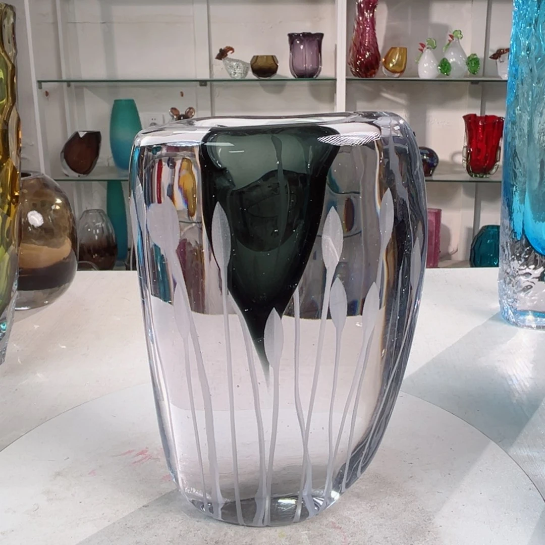 19 高轻奢琉璃花器福利正常手工痕迹