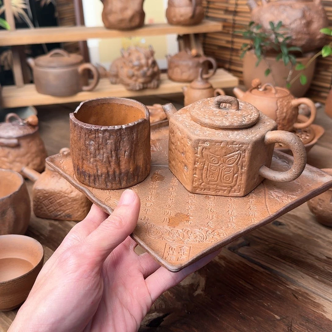 原矿老岩泥茶器系列