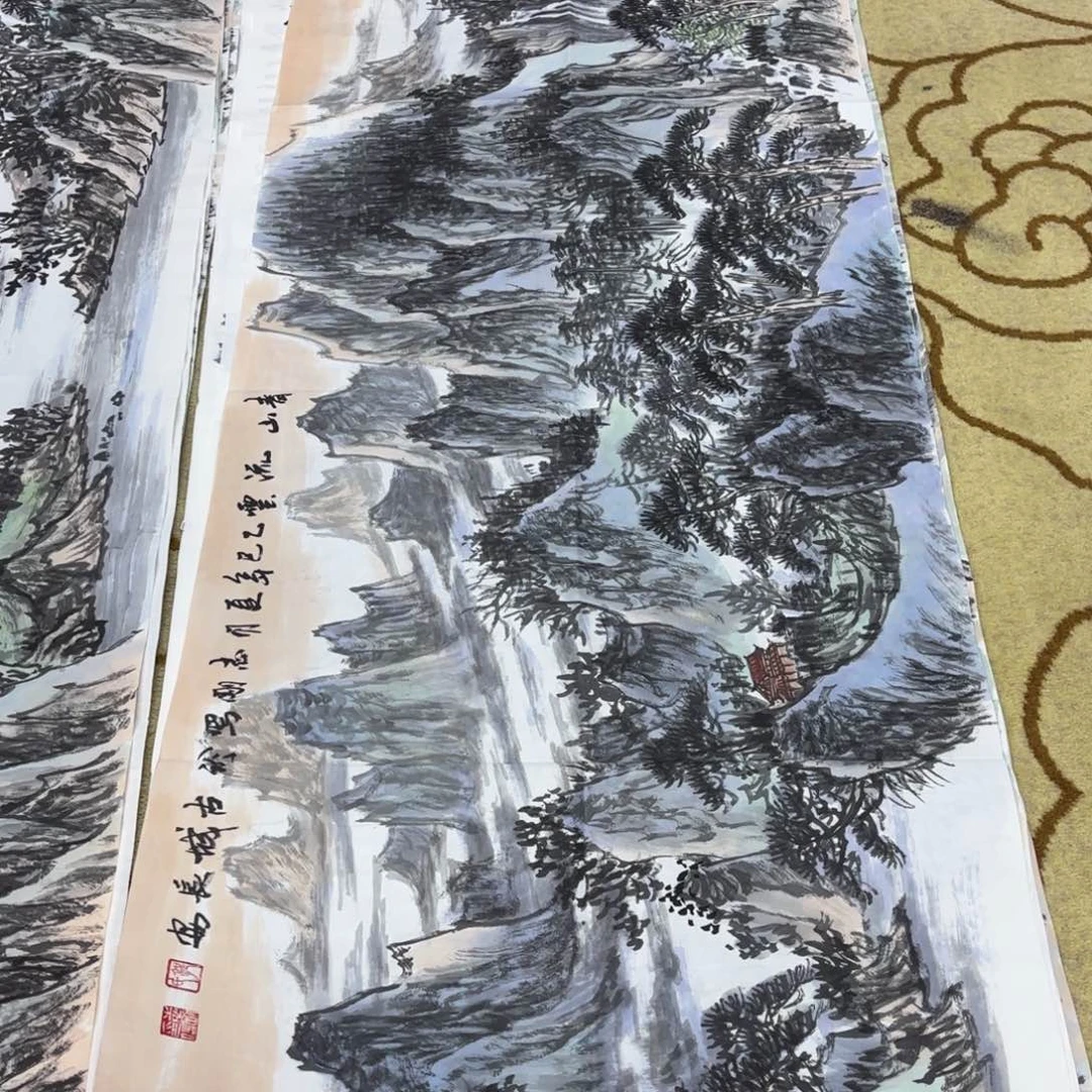国画郭志刚小六艺