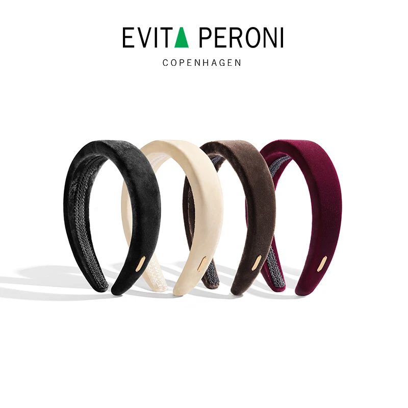 Evita Peroni/依慧达高级感丝绒高颅顶发箍百搭DB1