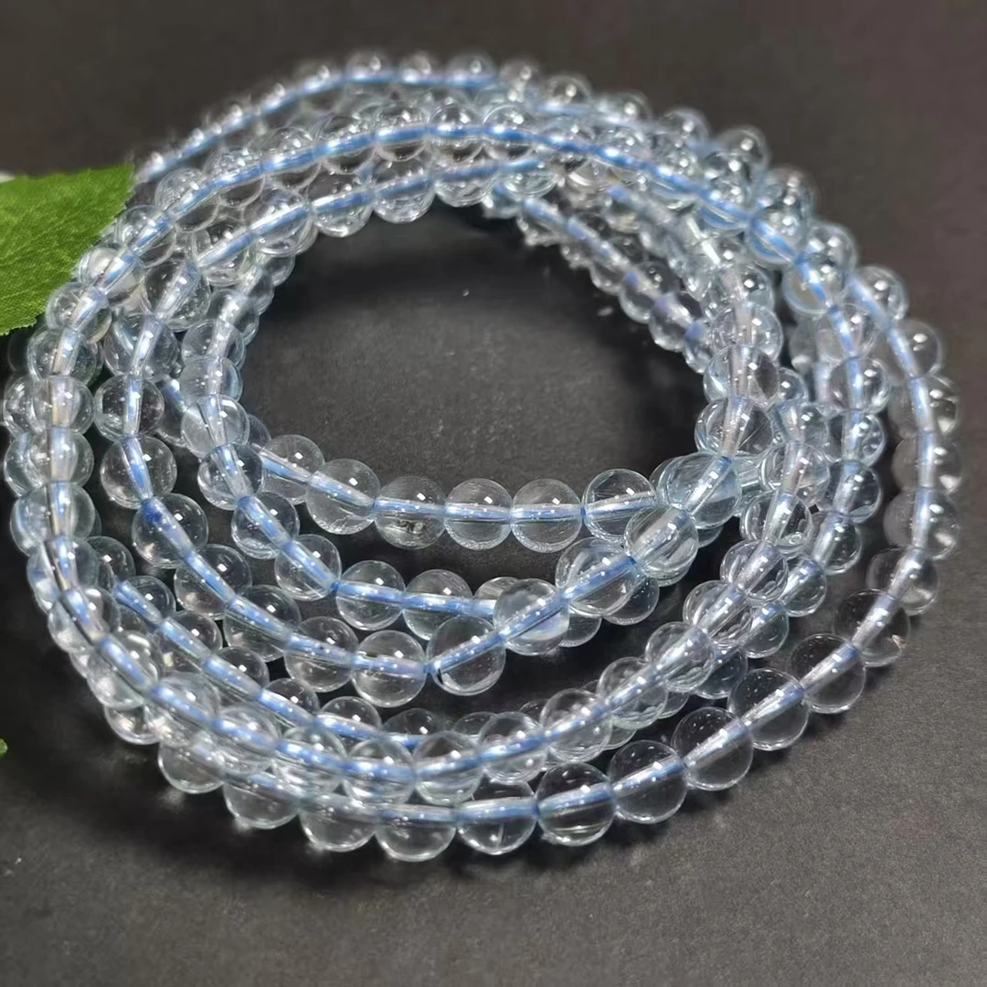 【书记甄选】托帕石三圈手链约5mm 多样性发一 件 XL2526