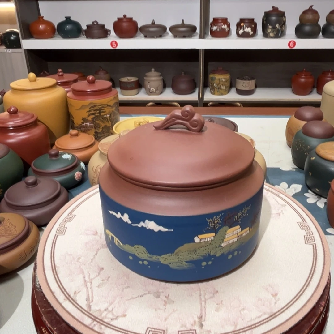 紫砂茶叶罐紫砂罐