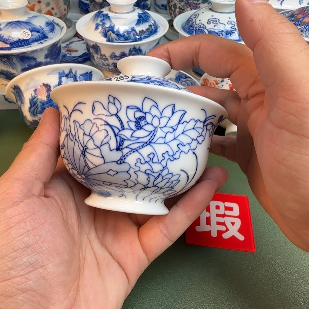 纯手工纯手绘茶具265开片