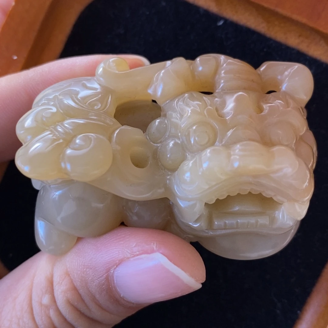 石英质玉（黄龙玉）颈饰未镶嵌福利款