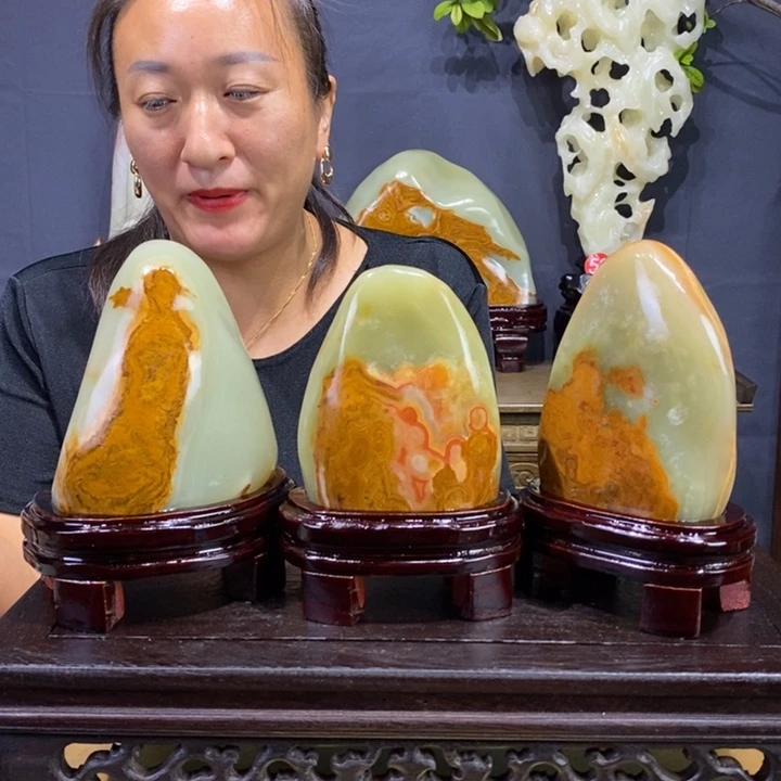 石材精品古青石摆件