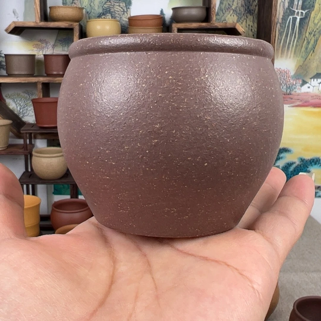 紫砂茶杯拙器甄选，纯原本矿。