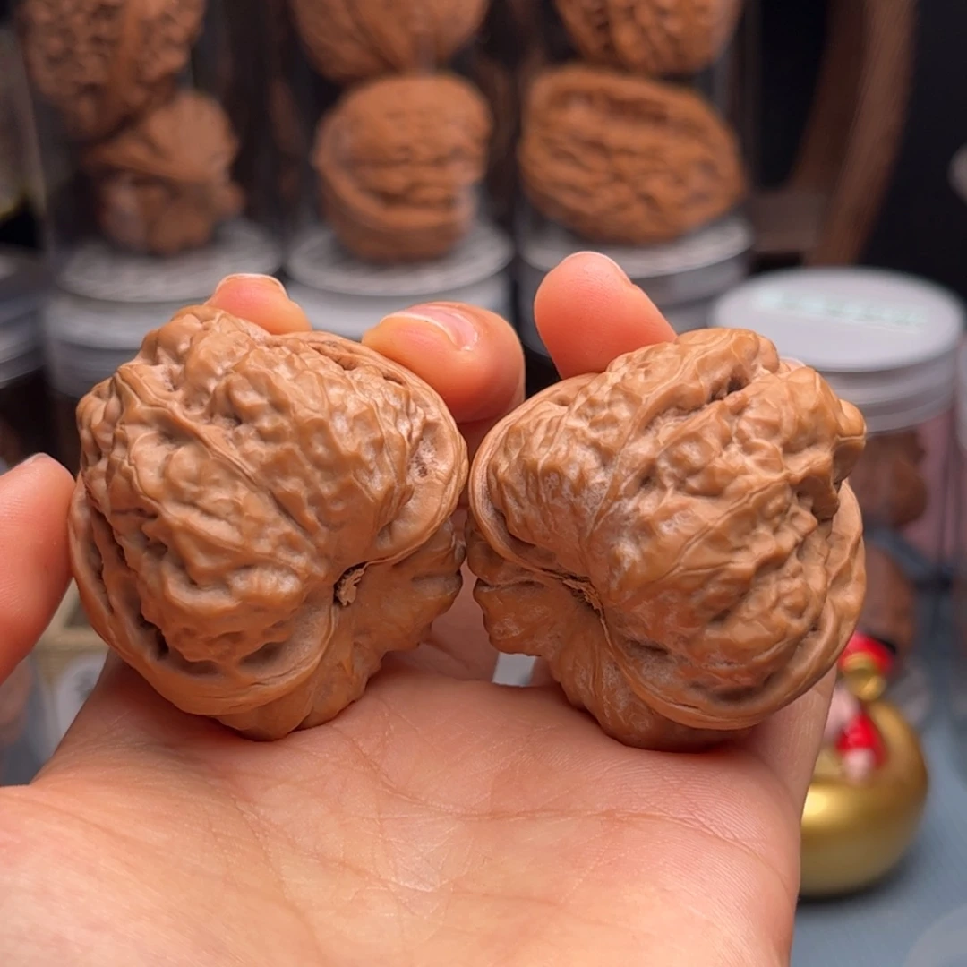 把件文玩核桃蛤蟆头 40 克重43.31