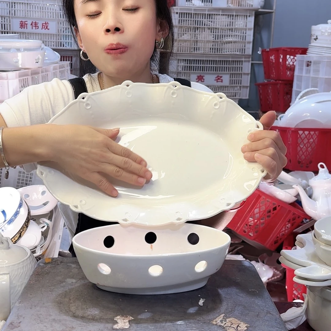 盘微瑕产品………563两件套炉是小号