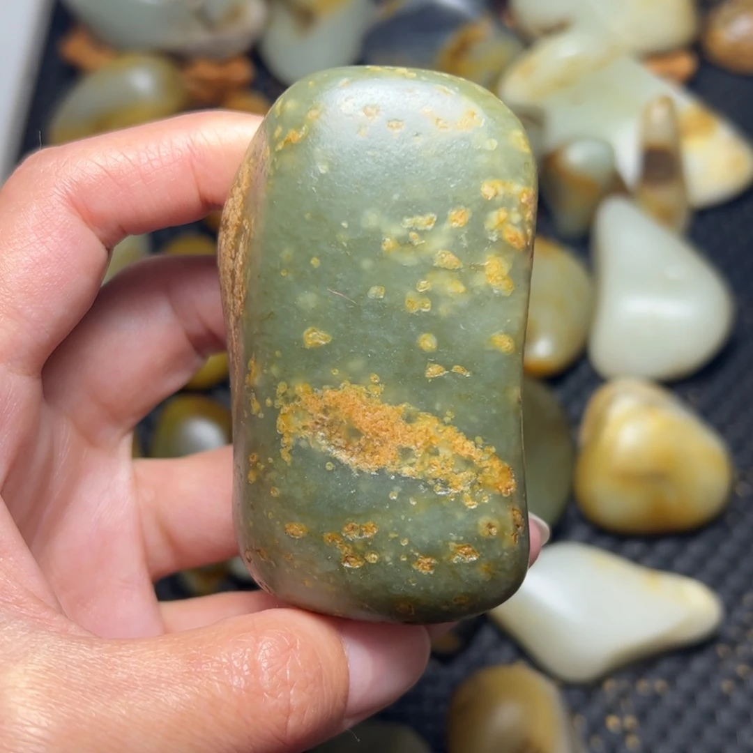 和田玉未镶嵌挂件18