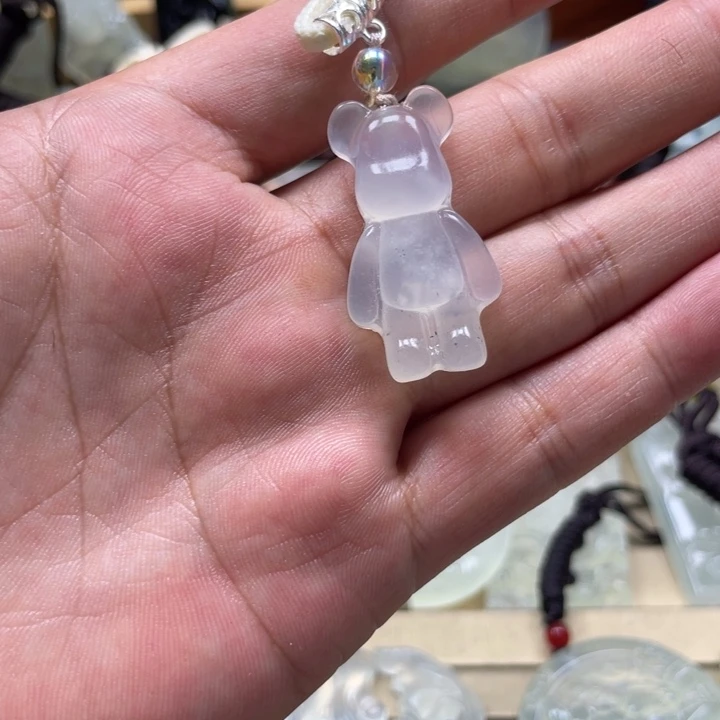 ****️蛇纹石玉未镶嵌颈饰