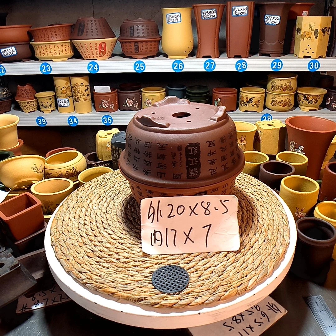 宜兴紫砂紫砂花盆花盆