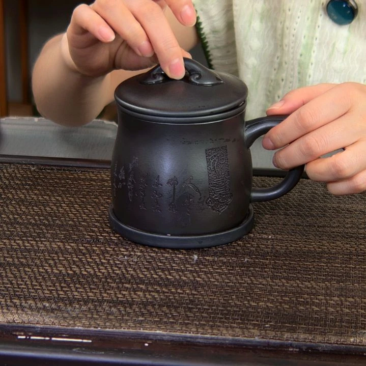 茶杯紫砂高货放漏
