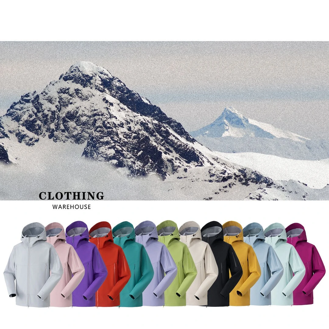 极光3.0立体剪裁户外运动软壳外套舒适防水衣服冲锋衣