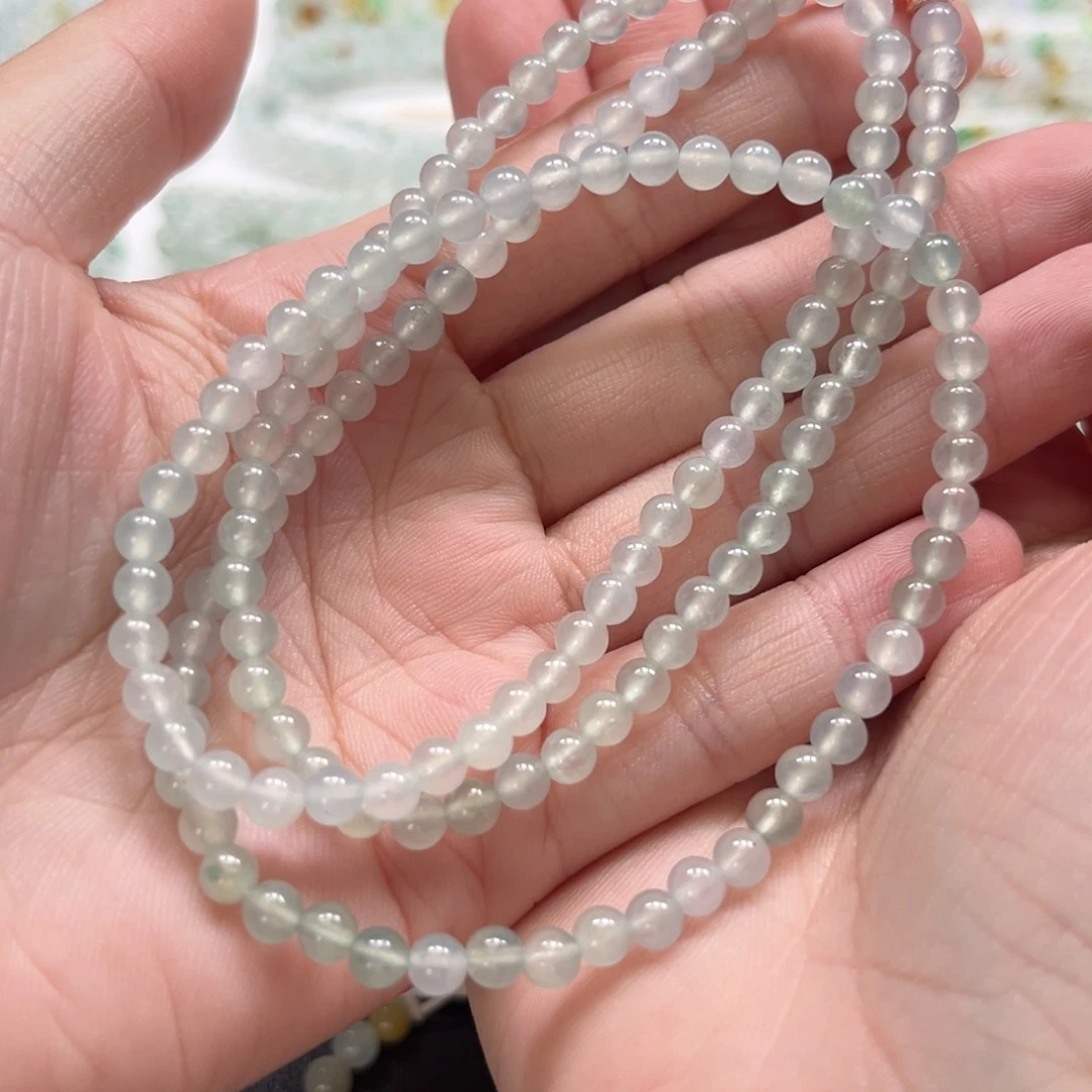 颈饰未镶嵌翡翠缅甸翡翠