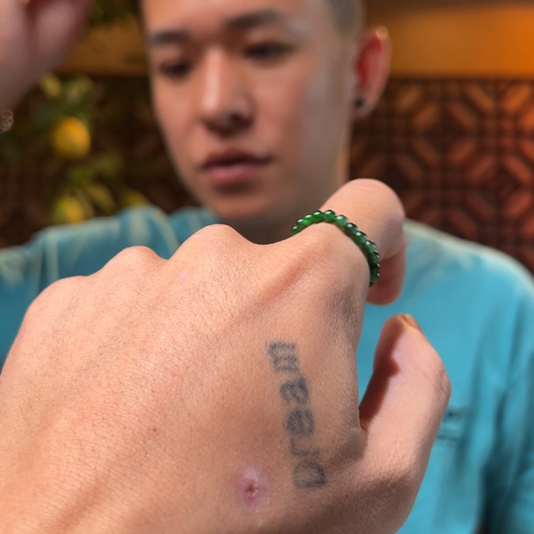 未镶嵌戒指翡翠翡翠戒圈