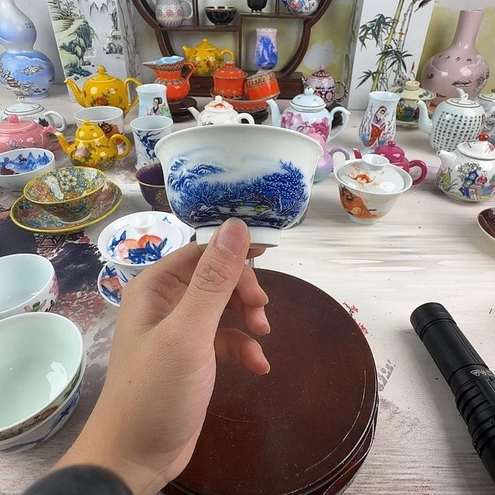 摆件景德镇陶瓷老厂瓷35