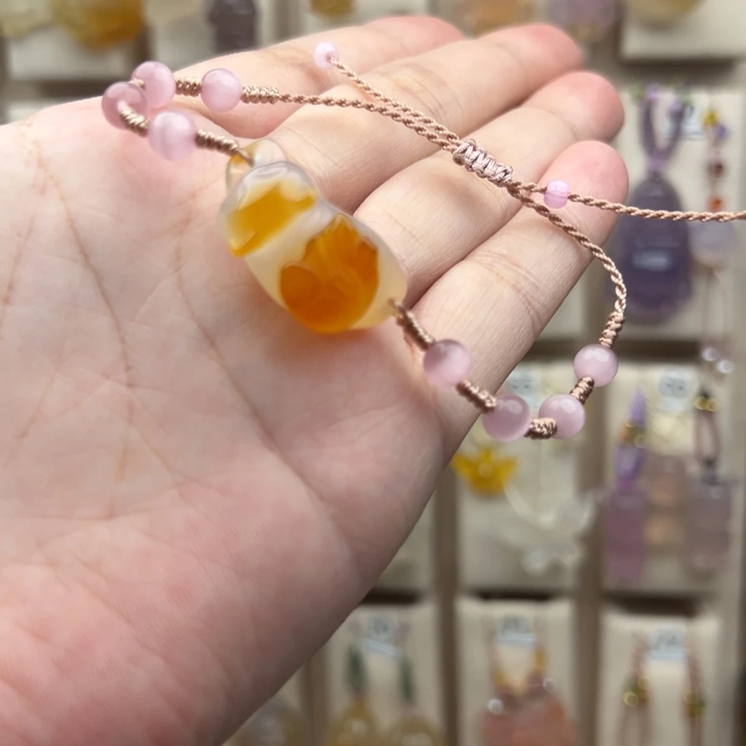 ℳ***༊玛瑙/玉髓颈饰未镶嵌