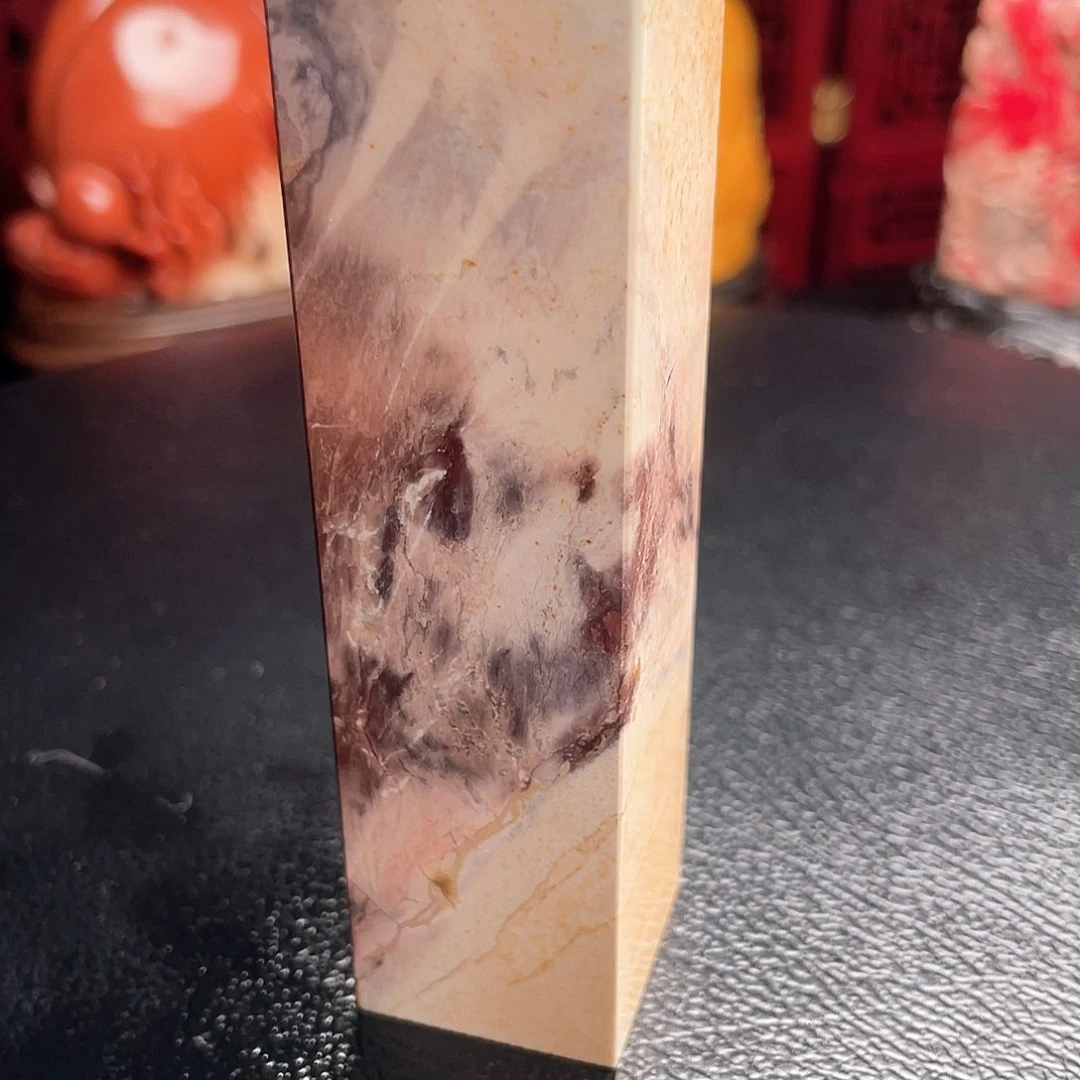 昌化石闭****法昌化田黄手把件摆件印章