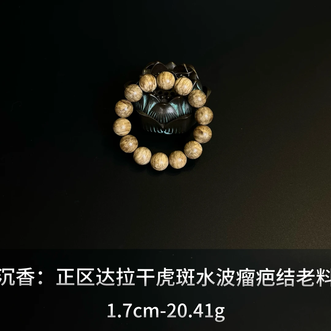 沉香 正区达拉干虎斑水波瘤疤结老料 --15864