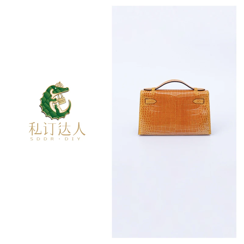 2025年新款轻奢时尚百搭鳄鱼皮女士包包