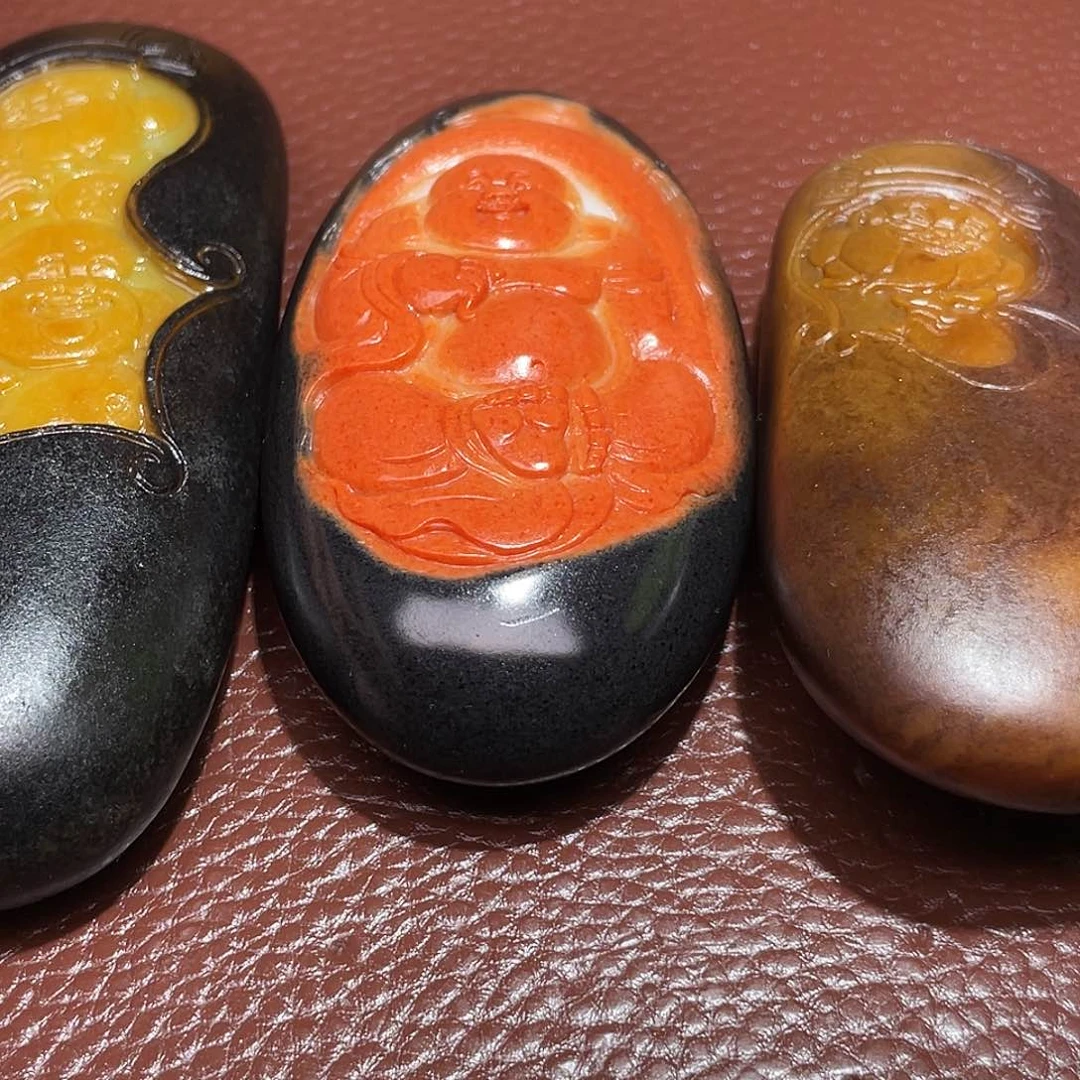 和田玉未镶嵌颈饰张*清