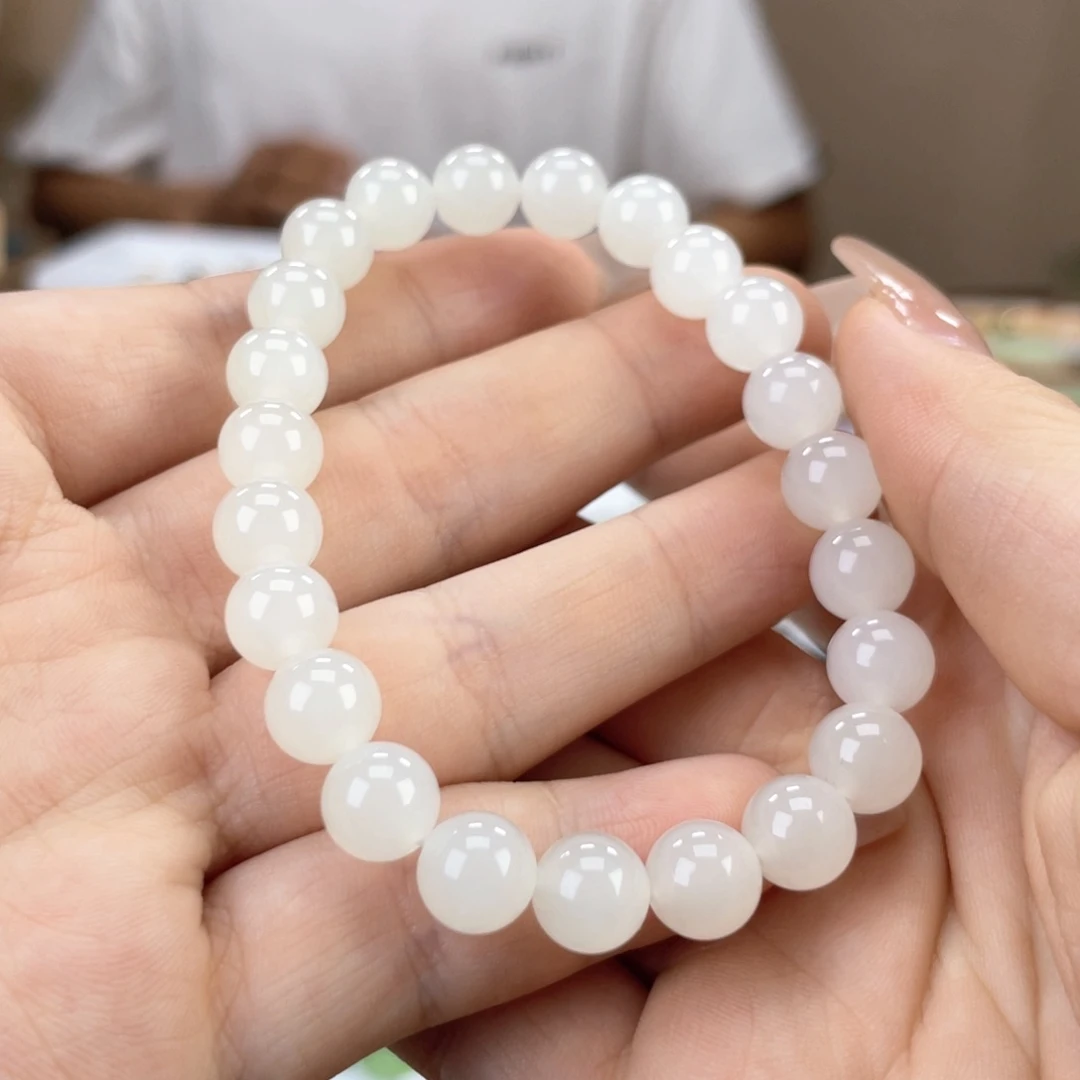 颈饰未镶嵌和田玉卡8mm