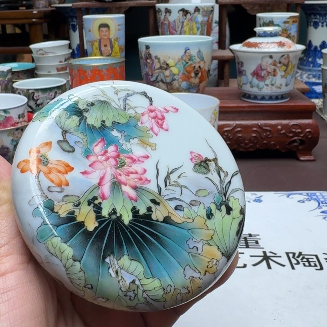 景德镇手工手绘展示