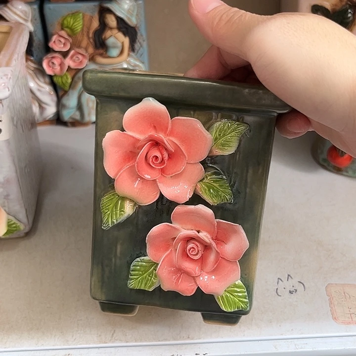粗陶材质多肉花盆