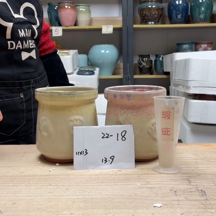紫砂花盆多肉花盆微瑕18